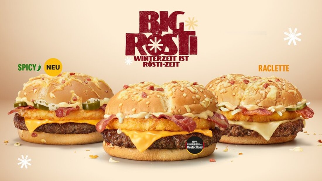 McDonald's bringt den Big Rösti zurück! Ab 19.11.2024 gibt es den Winter-Klassiker mit eigener Fanhymne und neuen Varianten.