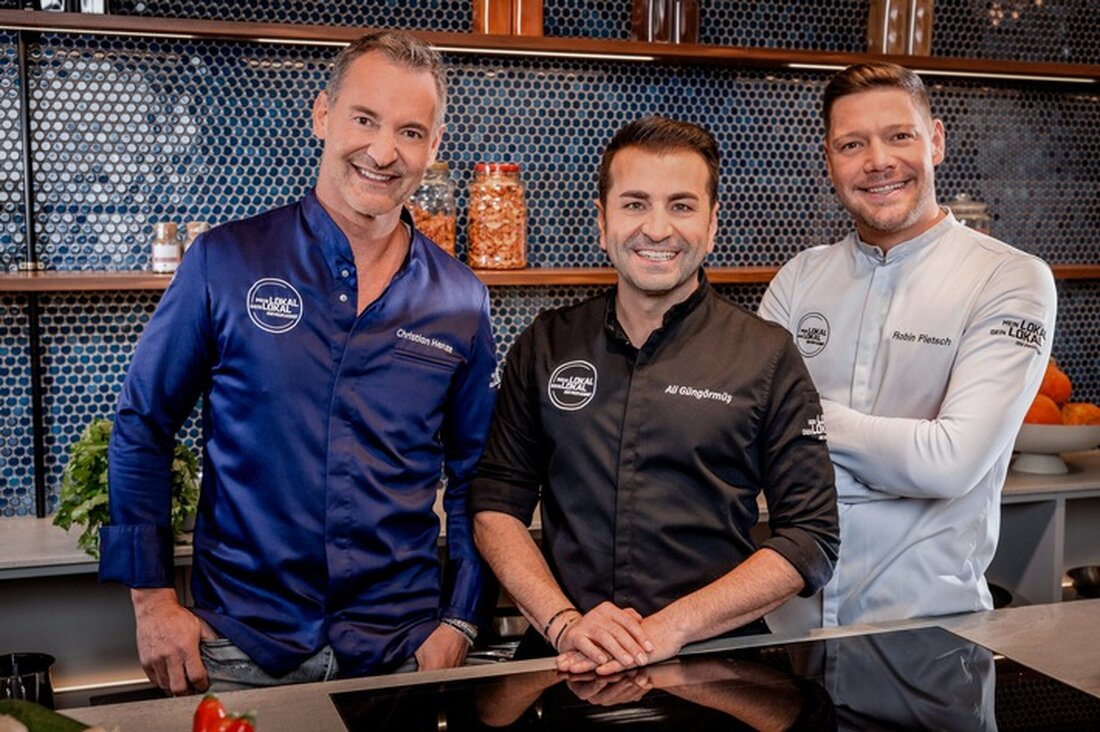 Im Jahr 2025 starten Ali Güngörmüs, Robin Pietsch und Christian Henze als neue Köche bei "Mein Lokal, Dein Lokal" auf Kabel Eins.