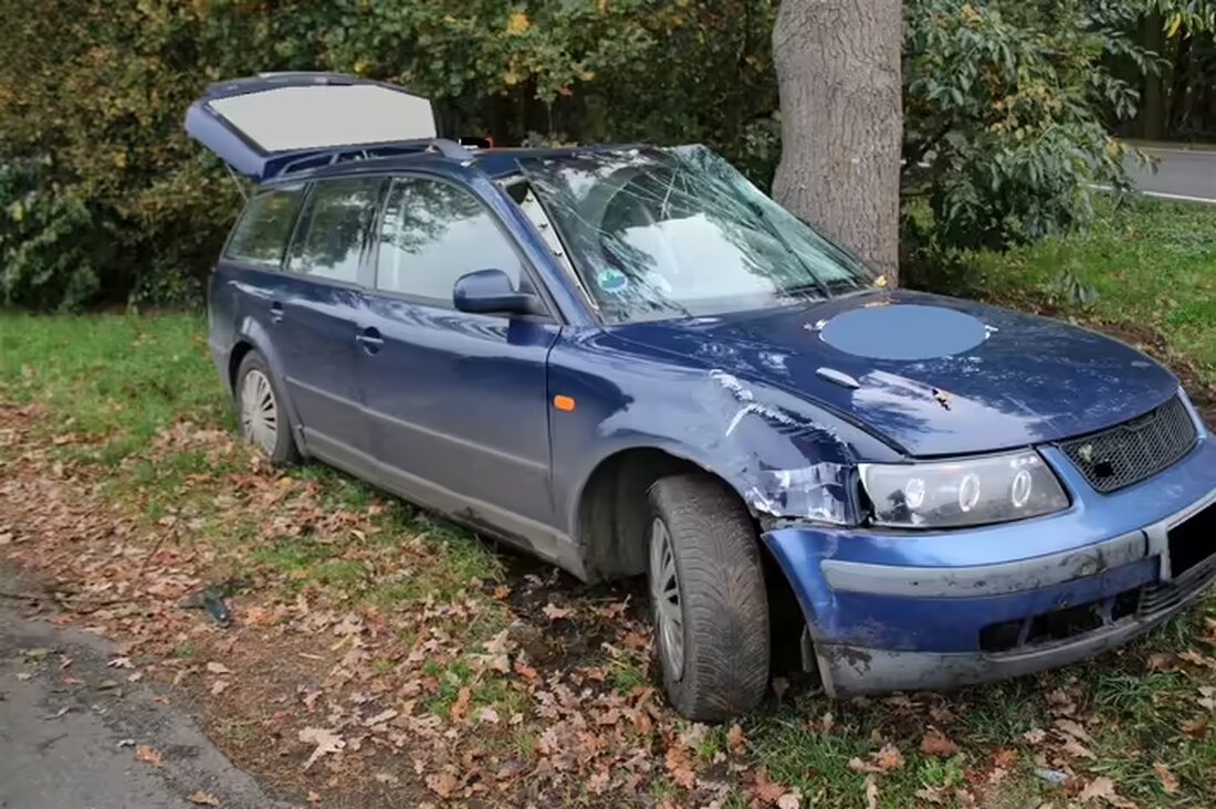Ein Autofahrer verlor am 31.10. in Rahden die Kontrolle und überfuhr zwei Schilder sowie einen Zaun. Der Fahrer verletzte sich leicht.