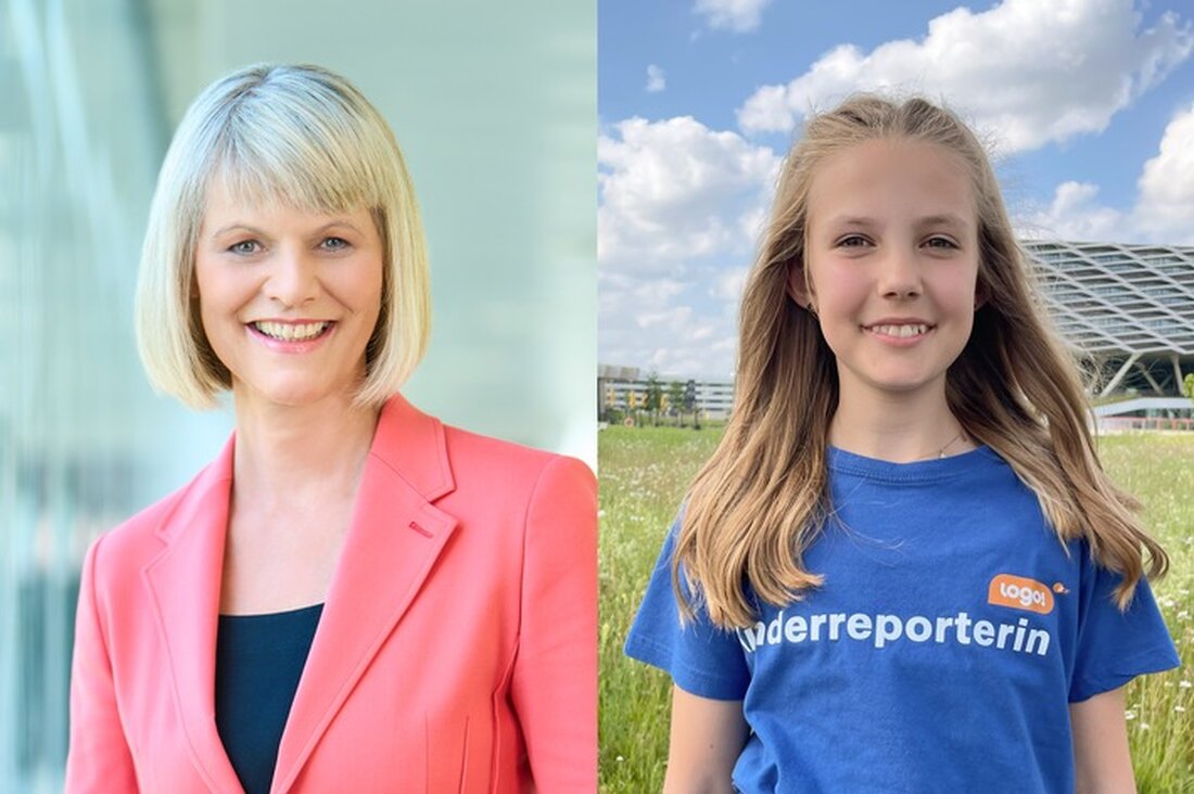 Am Internationalen Tag der Kinderrechte präsentiert "logo!"-Reporterin Dahlia im ZDF "heute journal" Nachrichten aus Kinderperspektive.