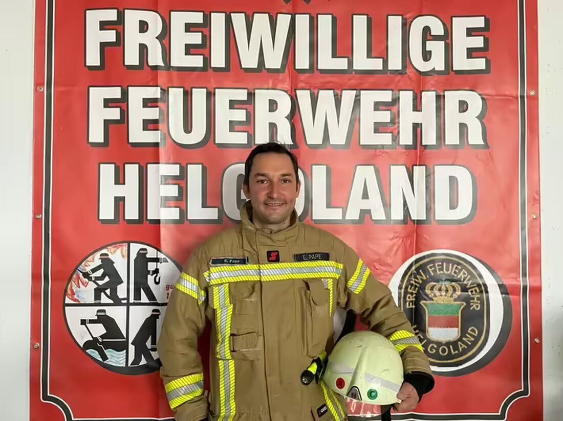 Ein Feuerwehrmann aus Wildeshausen unterstützt zwei Wochen lang den Brandschutz auf Helgoland und stärkt damit die Einsatzbereitschaft.