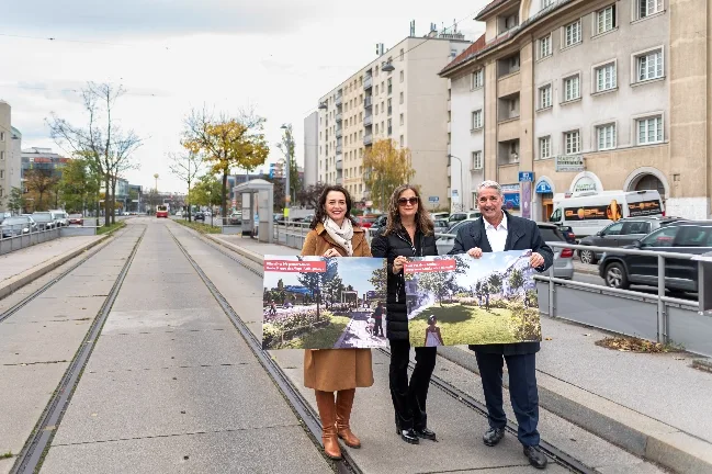 Sima/Nevrivy/Arapovic: Begrünungs-Offensive in Wagramer Straße und finale Etappe des Mega-Radhighways im Ausschuss beschlossen