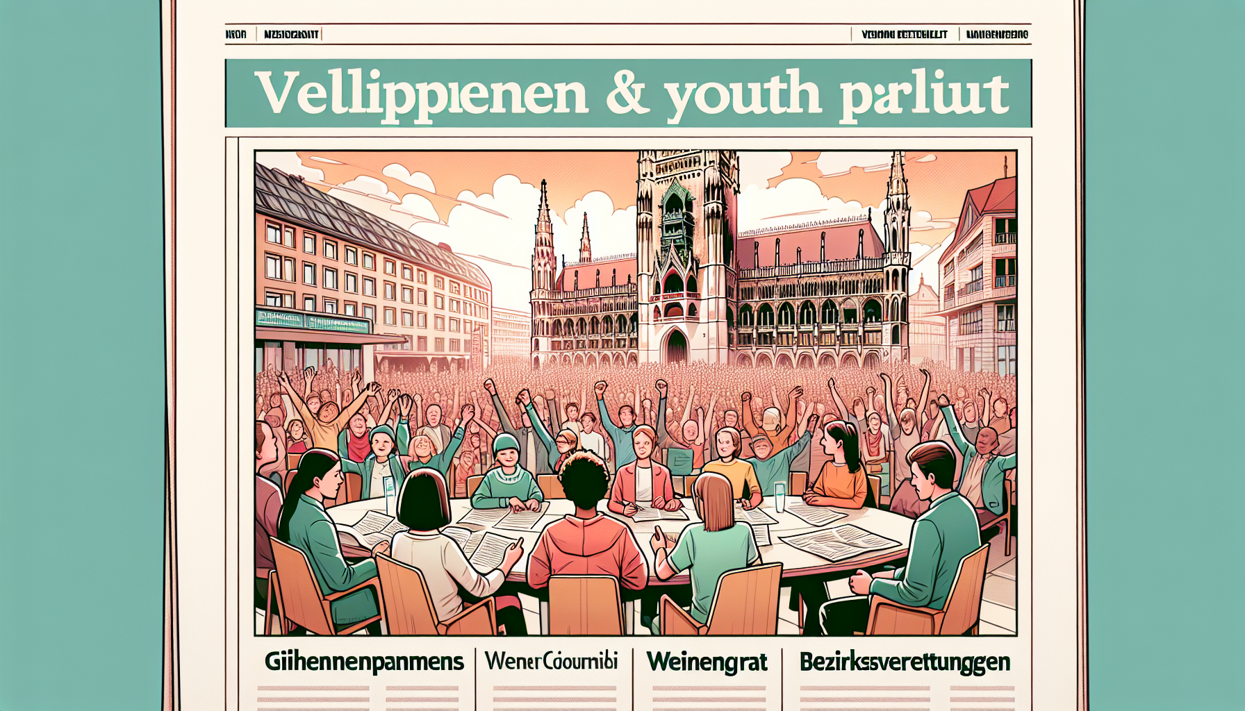 Termine am 21. März: Kinder- und Jugendparlament, Wiener Gemeinderat, Bezirksvertretungen