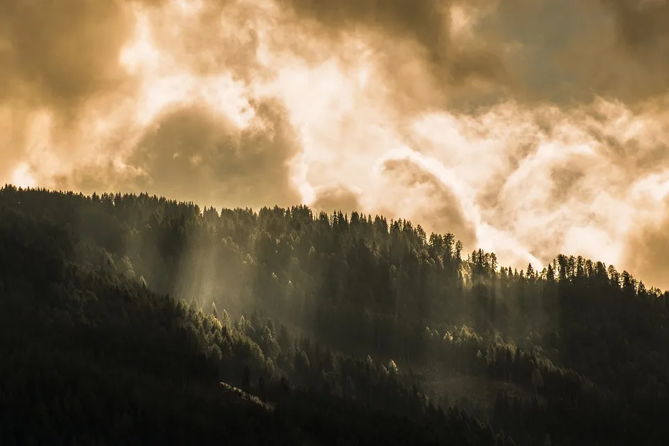 Das Maibachl dampft: Morgenstimmung - Villach