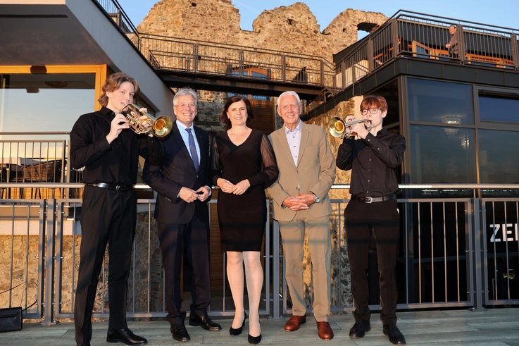 Eröffnung Taggenbrunner Festspiele. LH Peter Kaiser, Alfred Riedl mit Ehefrau Andrea