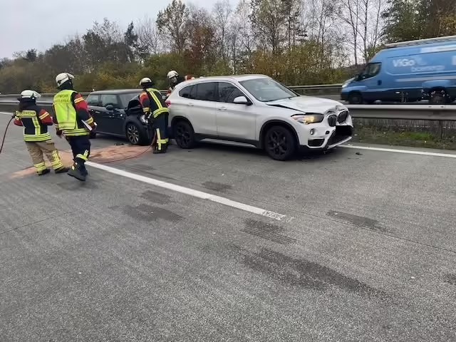 Chaos auf der A6: Mehrere Auffahrunfälle bei Bruchmühlbach-Miesau!