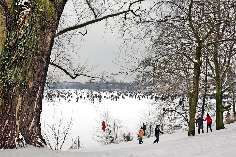 Eislaufspaß - Winterliches Vergnügen im Bisamberger Florian Berndl-Bad